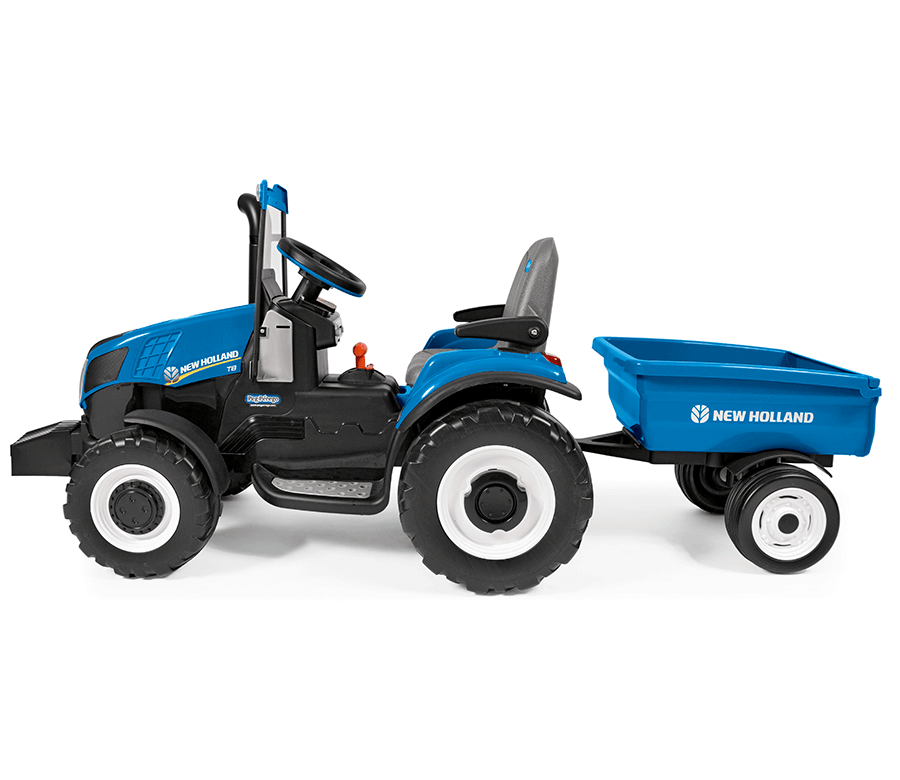 New Holland T8 Tractor Electric Riding Vehicle | WillyGoat Playground & Park Equipment