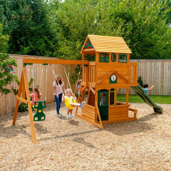 Ashberry Wooden Swing and Play Set WillyGoat Playgrounds
